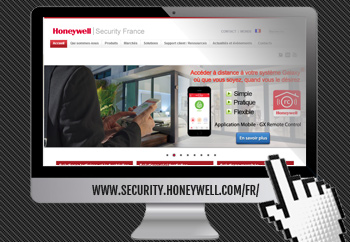 Accder au site d'Honeywell Security France